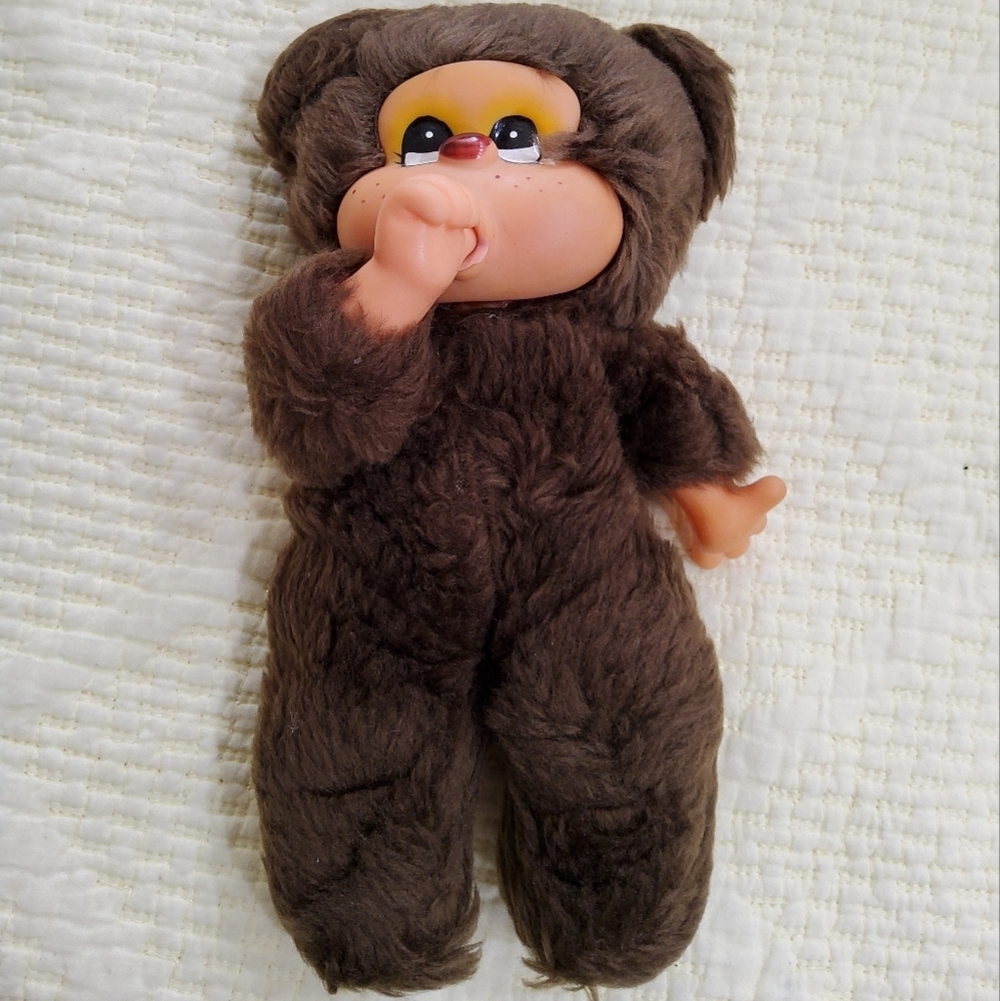 Vintage Thumb Sucking Teddy Bear